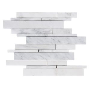 Carrara White 2x2 Polished Mosaic