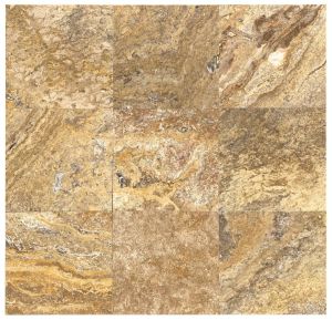 Scabos 12X12 Travertine Honed
