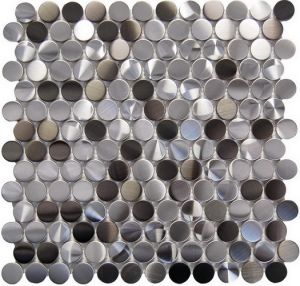 Stainless Steel Penny 1" Blend Mosaic