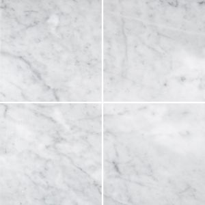 Carrara White 12X12 Honed